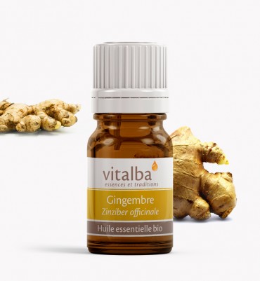 Huile essentielle de gingembre Bio